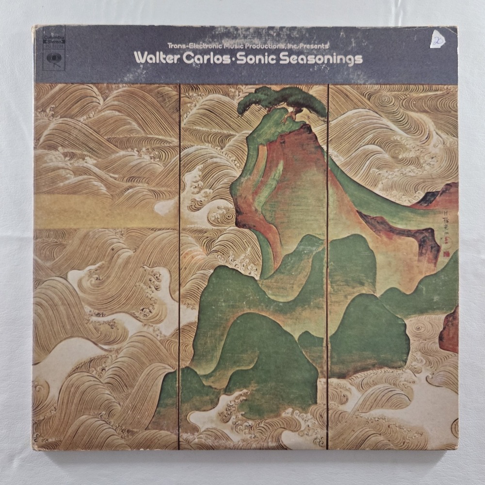 Walter Carlos Sonic Seasonings Vinyl Double LP Record Album Columbia VG+ Tested